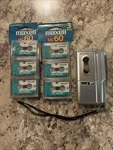 Sony M-670V Microcassette (vor) Recorder Clear Voice Plus W/6 Tapes Tested Works. Fixed Price $98.70.