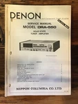 Denon DRA-550 Receiver Service Manual *original*. Fixed Price $19.97.