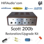 Scott 200B Tube Amplifier Restoration Repair Upgrade Rebuild Kit Capacitor. Fixed Price $165.00.