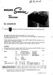 Service Manual Guide For Philips El 6436. Fixed Price $8.64.