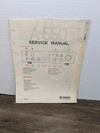 Yamaha A-550 Amplifier Service Manual Original Vintage Paperwork Repair. Fixed Price $17.99.