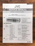 Jvc KD-V50 Cassette Service Manual *original*. Fixed Price $14.97.