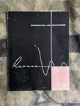 Revere T-11 Tape Recorder Reel To Operating Instructions Booklet Manual. Fixed Price $12.96.