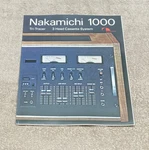 Nakamichi 1000 Tri Tracer 3 Head Cassette System Information Brochure J0248. Fixed Price $17.95.