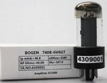 6V6GT Bogen General Electric Made In Usa Amplitrex Tested 1 Pc. Fixed Price $200.00.