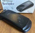 Radio Shack Vhs Cassette Winder Auto Stop And Eject Black Cat No. 44-1223. Fixed Price $19.99.