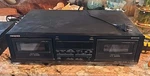 Onkyo TA-RW144 Auto Reverse Dual Deck Stereo Cassette Tape Black Turns. Fixed Price $35.50.