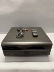 Technics SL-MC7 Compact Disc Cd Changer Player W/ Remote Works Broken Corner. Fixed Price $120.00.