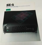 Vintage Sansui SE-5 Graphic Equalizer Sales Brochure Pamphlet Booklet. Fixed Price $43.99.
