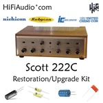 Scott 222C Tube Amplifier Restoration Repair Upgrade Rebuild Kit Capacitor. Fixed Price $165.00.