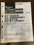 Pioneer CT-1060WBK CT-S77WBK Service Manual **original**. Fixed Price $10.88.