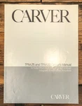 Carver TFM-25 TFM-22 Amplifier Owners / User Manual *original*. Fixed Price $29.97.