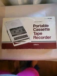 Vintage 1988 Realistic Portable Cassette Tape Recorder CTR-71 Box With.... Fixed Price $24.00.