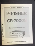 Fisher CR-7000N Cassette Deck Service Manual Original. Fixed Price $24.99.