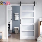 36X84 Inch Glass Sliding Barn Door Slab And 6.6FT Hardware Kit Included 5 Froste. Fixed Price $359.30.