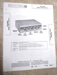 Radio Craftsmen C250 Tube Amplifier - Schematic & Parts Sams Photofact 296/4. Fixed Price $6.95.