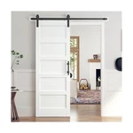 30X84 Inch White Sliding Barn Door Slab With 5.5FT Hardware Kit Included, 5-P.... Fixed Price $288.63.