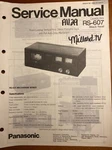 Panasonic RS-607 Front Loading Stereo Cassette Deck Original Service Manual. Fixed Price $19.94.