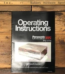 Panasonic PV-1770 Vcr Owner / User Manual *original*. Fixed Price $24.97.