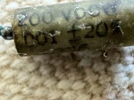 Aerovox .1UF 200V/ P123 Zn /vitamin Q Style Capacitor/vintage/tested. Fixed Price $5.00.