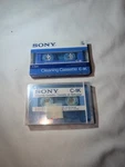 2 Sony C-1K Audio Head Cleaning Cassette Tape Made Japan. Fixed Price $21.24.