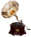 Replica Gramophone Player 78 Rpm Hex Phonograph Brass Horn Hmv Vintage Wind Up. Fixed Price $194.99.