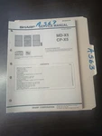 Sharp MD-X5-CP-X5 Service Manual Original Repair Book Mini Compact Disc. Fixed Price $49.99.