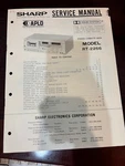 Orig. Sharp RT-2266 RT2266 Tape Deck Repair & Service Manual *original**. Fixed Price $9.99.