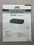 Jvc TD-X311 Original Service Manual Free Shipping. Fixed Price $14.00.