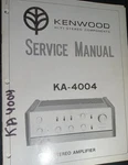 Kenwood KA-4004 Amplifier Service Manual Original Hsq. Fixed Price $49.99.