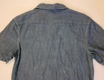 Nwt Levis Men Shirt Small Button Up Western Work Blue Short Sleeve Denim 52511. Fixed Price $41.99.