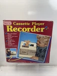 New 1988 Nasta Take-a-long Portable Cassette Player Recorder Tape Boom Box. Fixed Price $74.99.