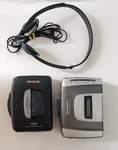 Vtg Portable Cassette Player Lot Aiwa PS131 Emerson EW96B Radio Headphones Flaw. Fixed Price $19.97.