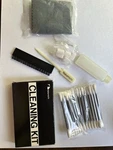 Nakamichi Tape Head Cleaning Kit With Alcohol Bottle, Tools, Foam And Cloth. Fixed Price $14.00.