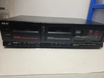 Vintage 1980S Akai Model No. HX-A301W Double Cassette Deck Stereo Tested Read. Fixed Price $39.90.