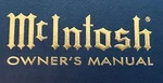 Mcintosh Owner's Manuals - Original. Fixed Price $29.00.