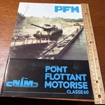 Vintage 1981 Nim Pfm Pont Flottant Motorise Classe 60 Military Tank Brochure. Fixed Price $23.58.