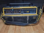 Vintage Magnavox D8300 Boombox Radio Works Dual Cassette Recorder 4 Parts. Fixed Price $99.99.