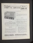 Bogen CHA10 Pa Amplifier Owners Service Manual Original. Fixed Price $29.99.