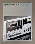 Kenwood KX-550 Stereo Cassette Deck With Dolby N.r. Brochure D-1678. Fixed Price $54.95.