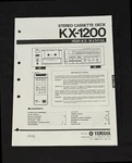 Yamaha KX-1200 Stereo Cassette Tape Deck Service Manual. Fixed Price $52.45.