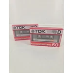 Tdk D60 High Output Blank Cassette Tape 60MIN Type New/sealed Lot Of 2. Fixed Price $13.56.