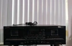 Teac W-525R Auto Reverse Cassette Player, Electrical Cord Was Severed. Fixed Price $45.00.