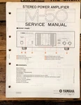 Yamaha M-50 Amplifier Service Manual *original*. Fixed Price $29.97.