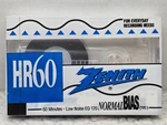 Zenith HR60 Audio Cassette Tape - Min Low Noise Normal Bias New Sealed. Fixed Price $6.35.