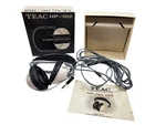 Vintage Teac HP-102 Stereo Headphones Made Japan Analog Iob Black 1970S 80S. Fixed Price $63.75.