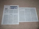 Acoustat TNT-200 Amplifier REVIEW,2 PGS,1982,FULL Test. Fixed Price $9.99.
