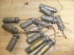 13 Lot Gudeman West-cap Aerolite ,good All Capacitor Single Lead + Mixed. Fixed Price $87.50.