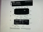 Kenwood KA-3300D Service Manual Digital. Fixed Price $5.99.