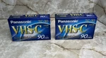 Panasonic TC-30 Vhs-c Video Cassette Tape Super High Grade 90 Minute 2 Pack New. Fixed Price $21.87.